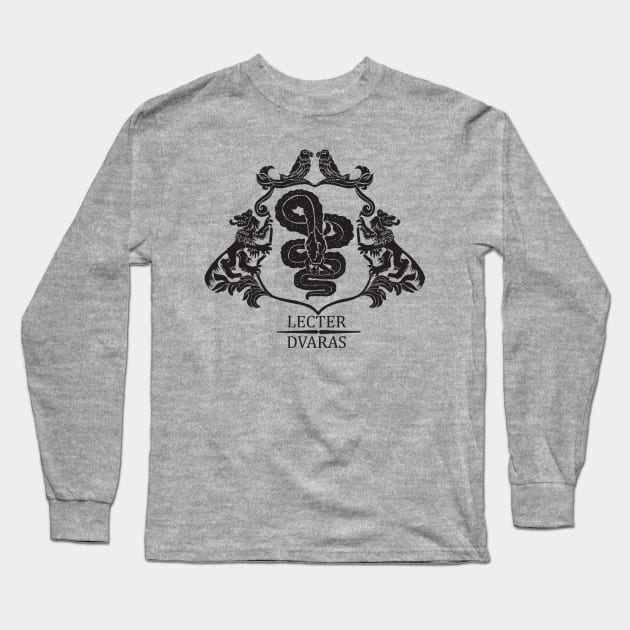 Lecter Family Crest Long Sleeve T-Shirt by doriandoodles